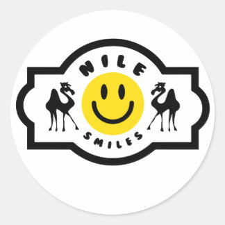 Adesivo Redondo Nile Smile Stickers
