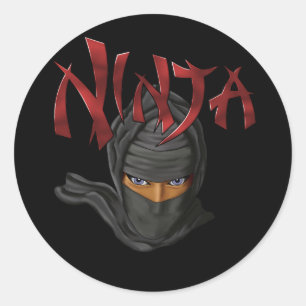 Adesivo Redondo Ninja