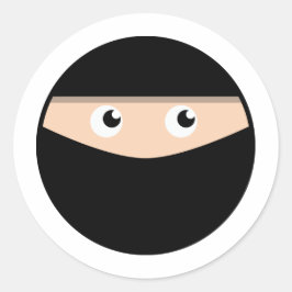 Adesivo Redondo Ninja!