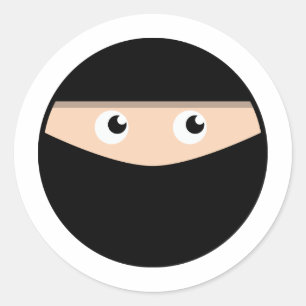 Adesivo Redondo Ninja!