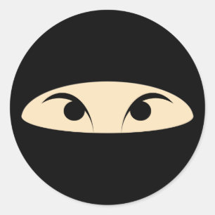 Adesivo Redondo Ninja