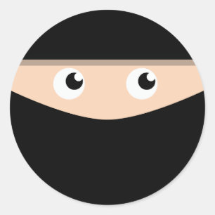 Adesivo Redondo Ninja!