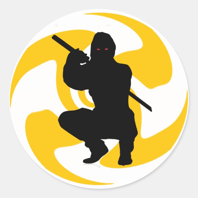 ADESIVO REDONDO NINJA CREED (Frente)