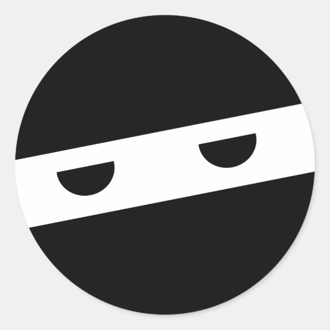 Adesivo Redondo Ninja Tumbler (Frente)