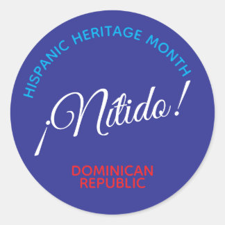 Adesivo Redondo Nitido! República Dominicana