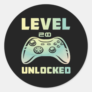 Adesivo Redondo nível 20 desbloqueado
