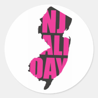 Adesivo Redondo njalldaypinkblack