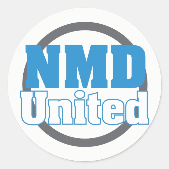 Adesivo Redondo NMD United Sticker (Frente)