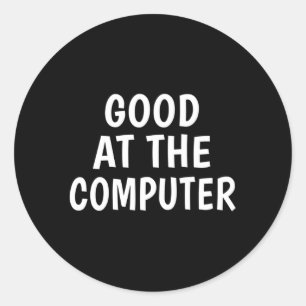 Adesivo Redondo No Computador