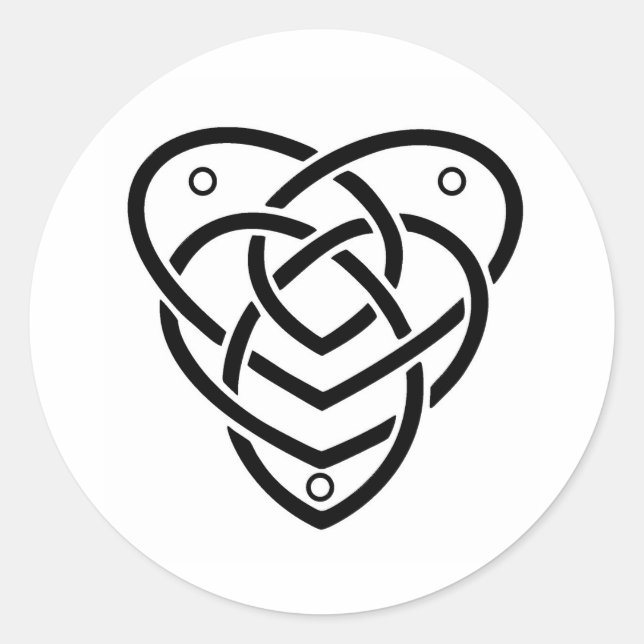 Adesivo Redondo Nó de Motherhood Celular (Frente)