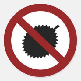 Adesivo Redondo No Durian