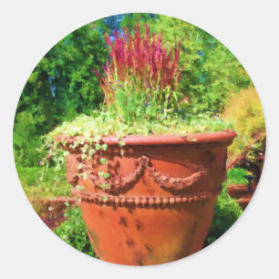 Adesivo Redondo No Jardim
