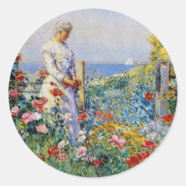 Adesivo Redondo No Jardim