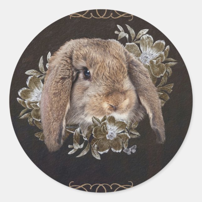 Adesivo Redondo No Jardim dos Sussurros (Frente)