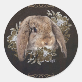 Adesivo Redondo No Jardim dos Sussurros