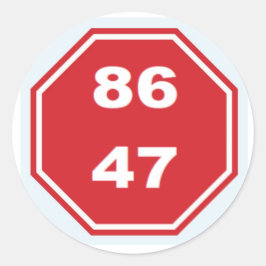 ADESIVO REDONDO NO KINGS