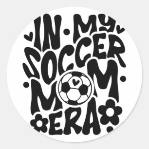 Adesivo Redondo No Meu Futebol, Mãe Era Um Dia de as mães Engraçad