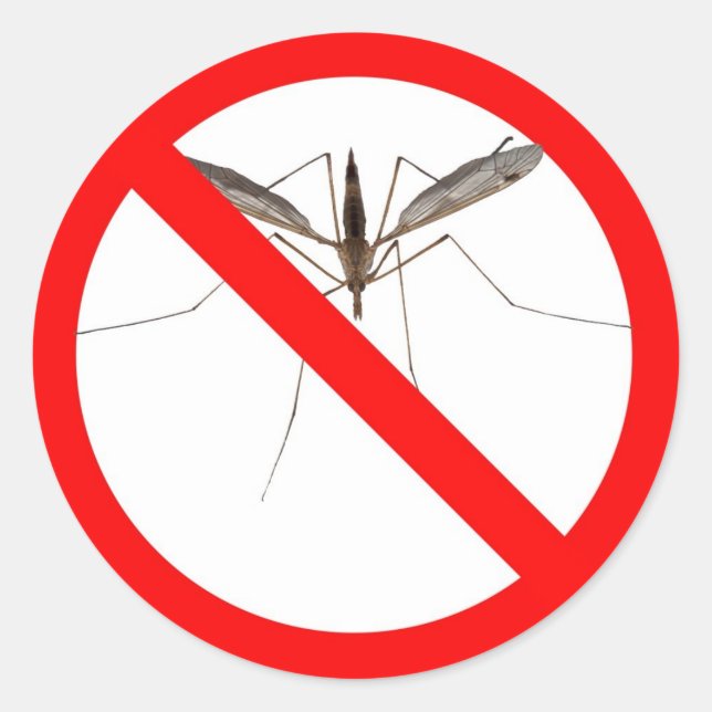 Adesivo Redondo No mosquito (Frente)