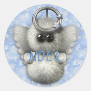 Adesivo Redondo NOEL Snow Angel
