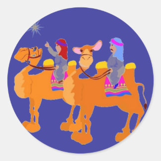 Adesivo Redondo noite estrelada