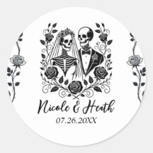 Noiva de Videira de Rosa Floral Esqueleto Preto Br