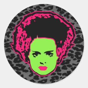 Adesivo Redondo Noiva Elétrica