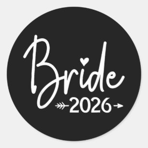 Adesivo Redondo Noiva está 2026 casada casamento festa de noivado