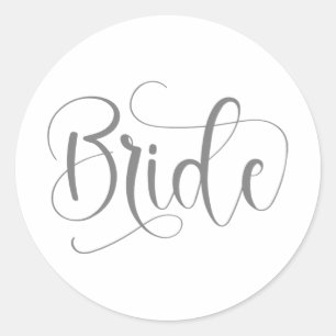 Adesivo Redondo Noiva Festa de solteira Spooky Season