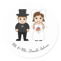 Noiva & Groom - Vinheta Círculo