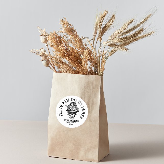 Adesivo Redondo Noiva ou Festa de solteira personalizada (Criador carregado)