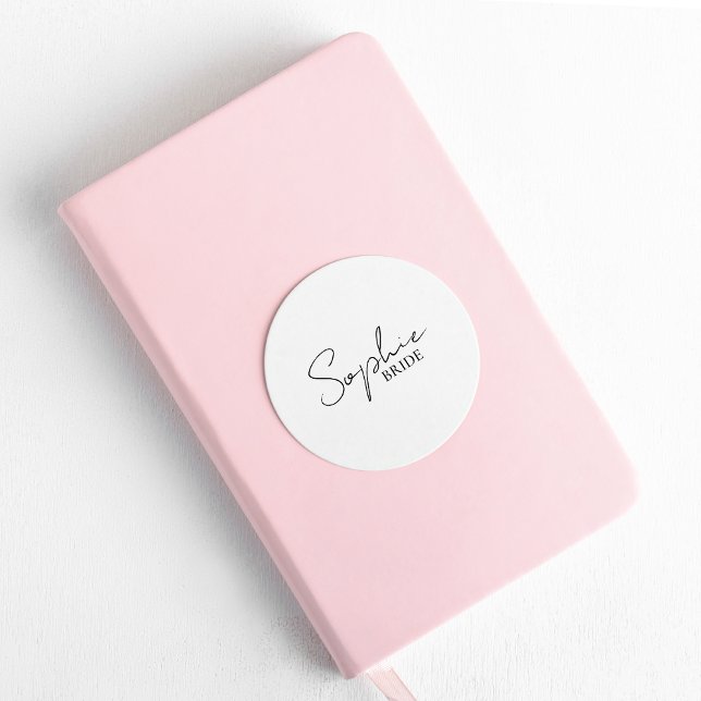 Adesivo Redondo Noiva Personalizada (Criador carregado)