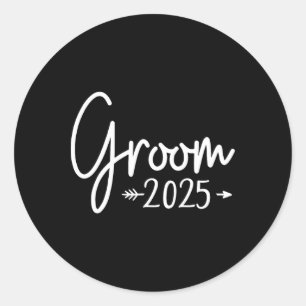 Adesivo Redondo Noivado De Casamentos Casados Do Groom Est 2025