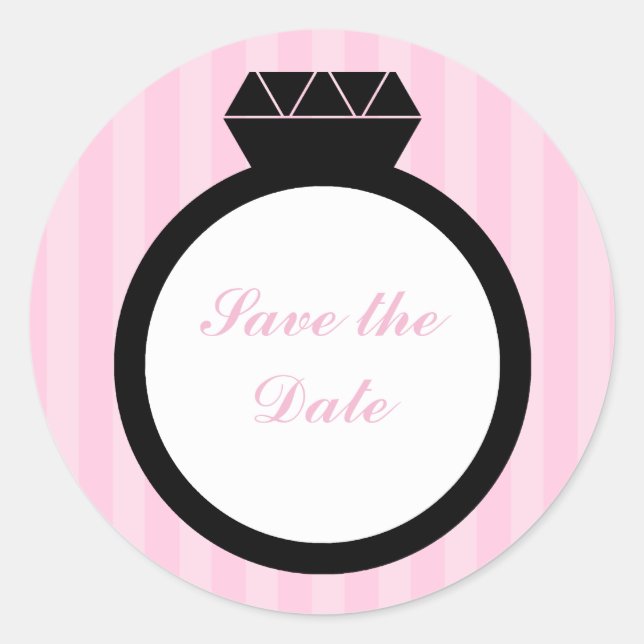 Adesivo Redondo Noivado Ring Casamentos (Frente)