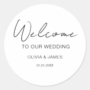 Adesivo Redondo Noivados e eventos do Obrigado de casamento