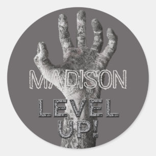 Adesivo Redondo Nome & cor feitos sob encomenda "ascendentes