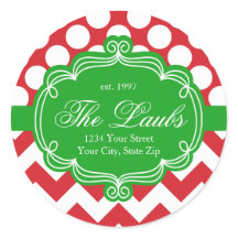 Nome da família natalícia Chevron Holiday