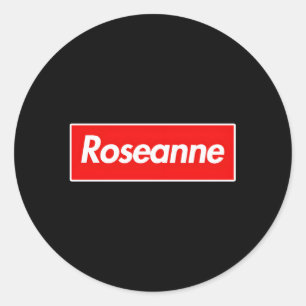 Adesivo Redondo Nome da Roseanne