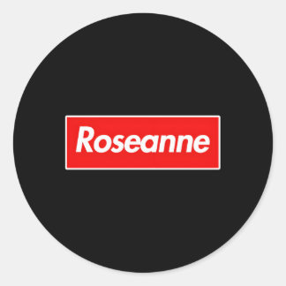 Adesivo Redondo Nome da Roseanne