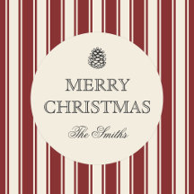 Nome de Família Tradicional Personalizado de Natal