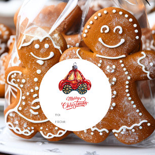 Adesivo Redondo Nome do presente do Ornamento do Automóvel Retro F