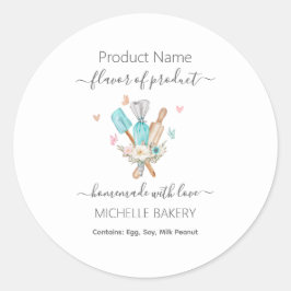 Adesivo Redondo Nome do produto