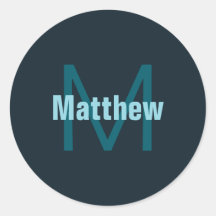 Nome Monograma Personalizável Simples Bold