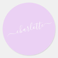 Nome Personalizado de Script Minimalista na Lavand