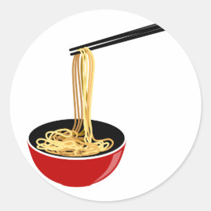 Adesivo Redondo Noodles