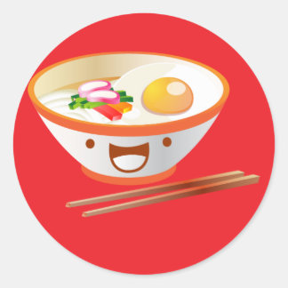 Adesivo Redondo Noodles