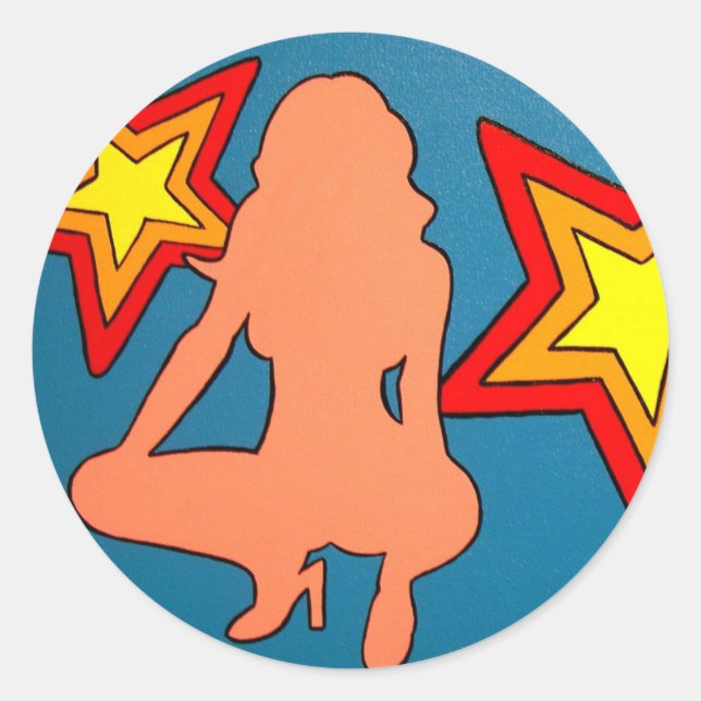 ADESIVO REDONDO "NOPE" (Frente)