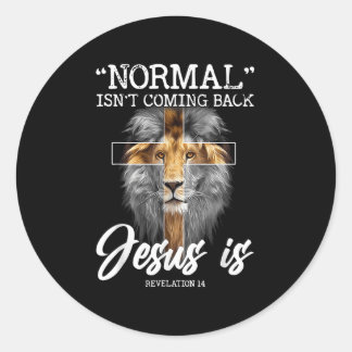 Adesivo Redondo Normal não está voltando, mas Jesus é a Revelação