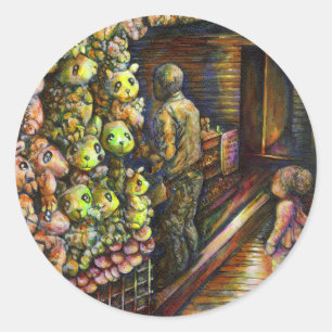 Adesivo Redondo Norte do Circo