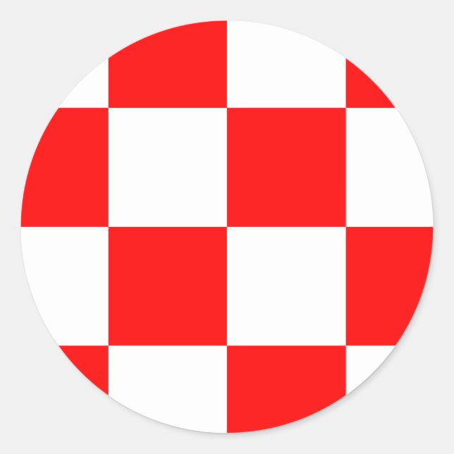 Adesivo Redondo North Brabant, Países Baixos (Frente)