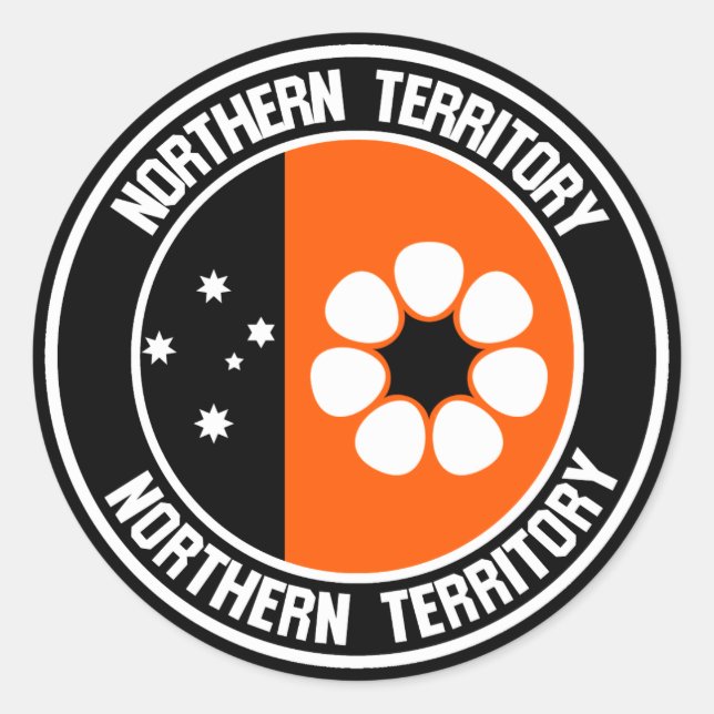 Adesivo Redondo Northern Territory Round Emblem (Frente)